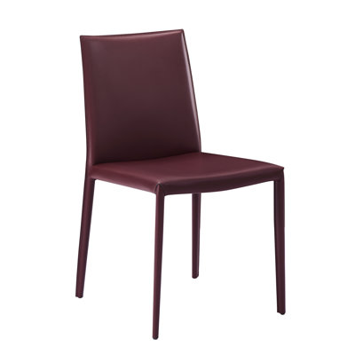 Chaise rembourrée en cuir Kurland Sperazza