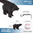 Oren Polyresin Adjustable Single Curtain Rod-21786368-21786369