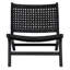 Chaise d'appoint en cuir Denman-858197322