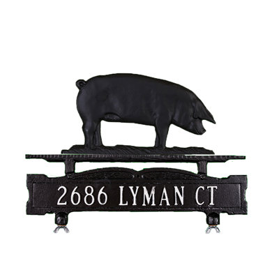 Metal Mailbox Sign