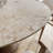 Danner Modern Stone With Sculpted Solid Wood Pedestal Dining Table-383741918-371504798