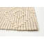 Tapis rectangulaire nouvel âge en laine Deriso 6 pi 2 po x 9 pi 3 po crème
