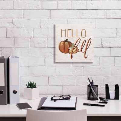 «Hello Fall», reproduction sur toile tendue