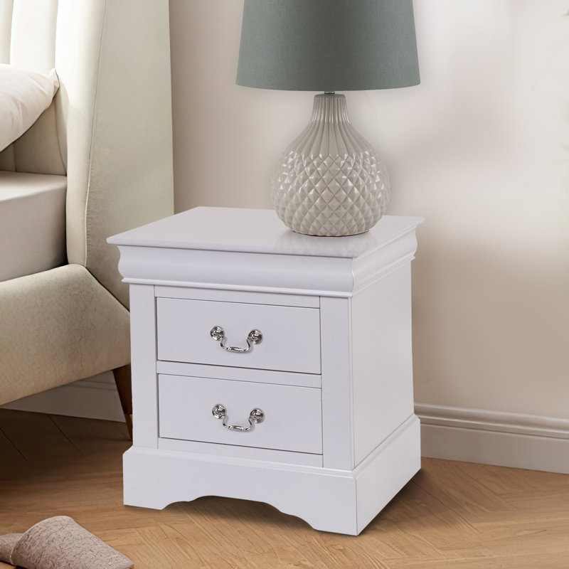 Faryn 21.6'' W Nightstand, White