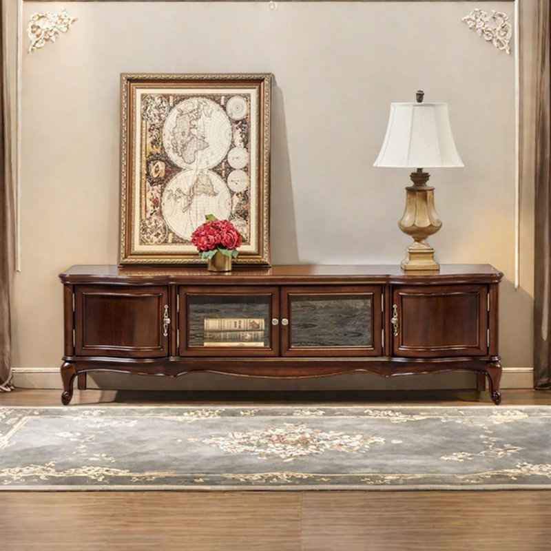 Grand meuble télé avec rangement American Classic, 70.87"