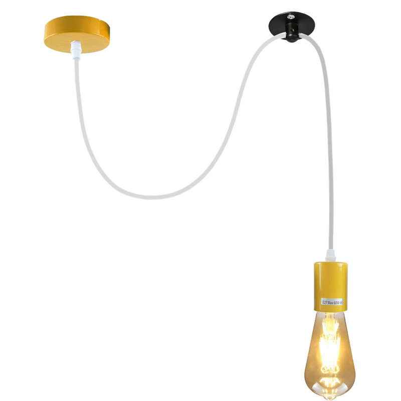 Sandusky 1 - Light Yellow Single Pendant