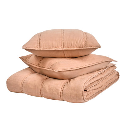 Rowen 3-Piece Sustainable Fabric Clay Quilt Set
