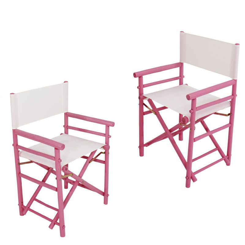Chaise de réalisateur pliante Fulloon, Rose