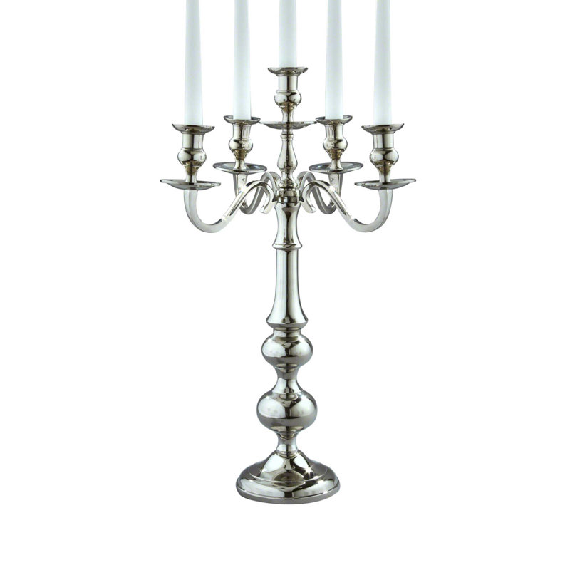 24'' H Aluminum Tabletop Candelabra