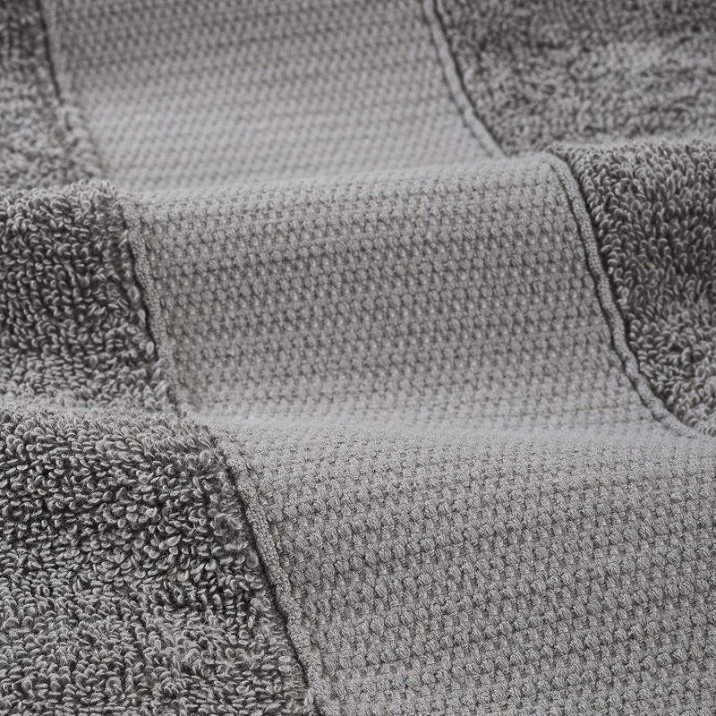 Flax Cotton Jacquard Hand and Washcloth Towel Set