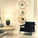 Orbit Wood Plug-in Flush Mounted Sconce