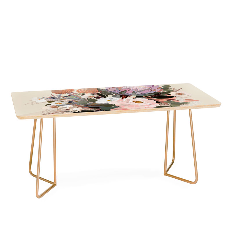 Dore Solid Wood Top Coffee Table