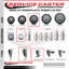 4 Inch Thermoplastic Rubber Wheel Swivel Bolt Hole Caster Set with Brake SCC