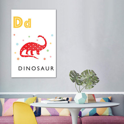 Alphabet Flash Cartes D - impression d'art graphique