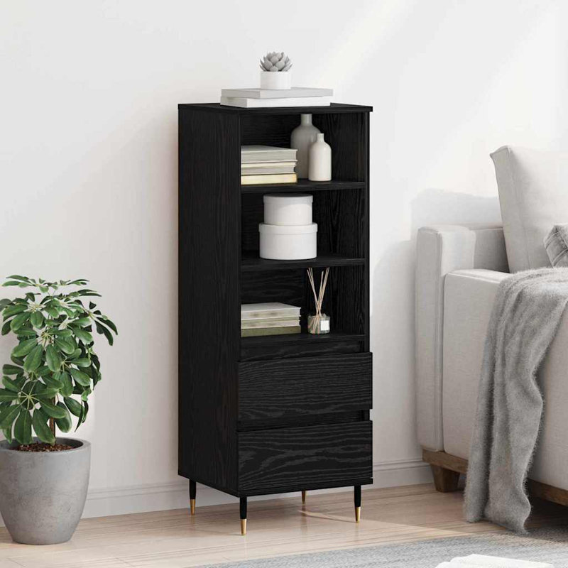 40cm Sideboard, Black Oak