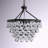 Deonta 4-Light Dimmable Crystal Tiered Chandelier-947853989