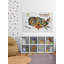 «Letcher America Animal Map», reproduction sur toile tendue-373870153