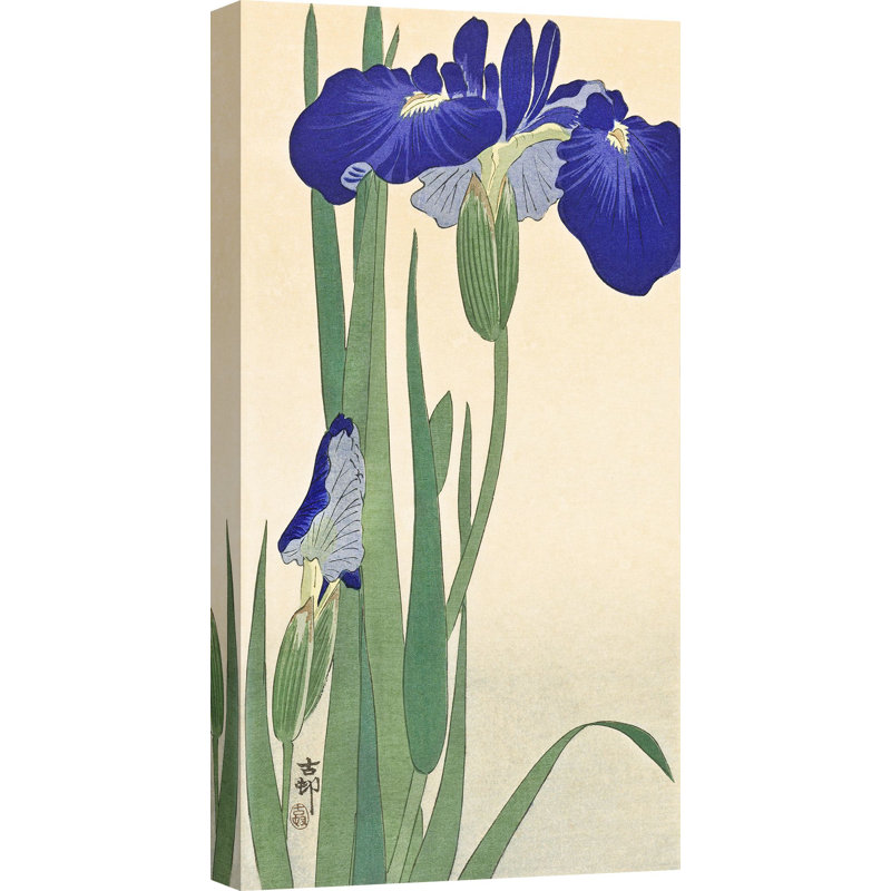 Irises by Ohara Koson - Wrapped Canvas Print, 100cm H x 50cm W x 4cm D