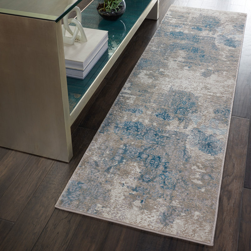 Beckmann Damask Area Rug, Runner 66 x 229cm