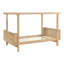 Mobilier de chambre à coucher rustique en bois de style rustique pour lit de style rustique 1 lit