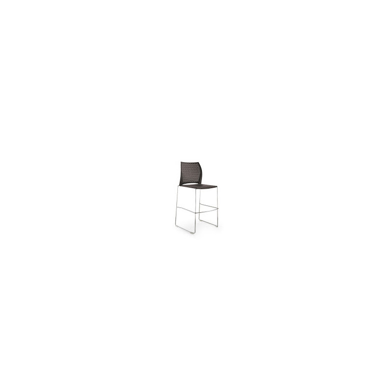 Tabouret de bar réseau, Noir