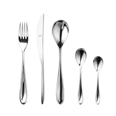 Ensemble de couverts Forma avec cuillères Moka - 30 pièces - Acier inoxydable