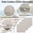 4-Pack 19x19x3 Inch Outdoor Water Resistant and Fade Resistant Polyester Fabric Seat Cushion Covers with Zipper Replacement Slipcovers for Patio Sofa Garden Chair and Indoor Couch-1545230207