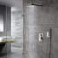 Système de douche mural double à 2 fonctions 10 po avec valve brute-58146964