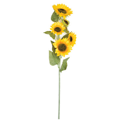 36" Artificial Sunflower Spray x5