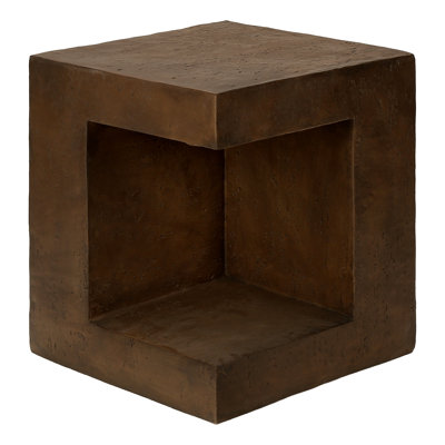 Accent Table, 25"H, Indoor Or Outdoor, Side Table, Nightstand, End, Square, Bedroom, Living Room, Contemporary, Modern