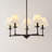 Fedro 5 - Light Dimmable Chandelier