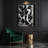 Abstract Figurative 59 Black Canvas Wall Art