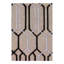 Geometric Area Rug in Gray