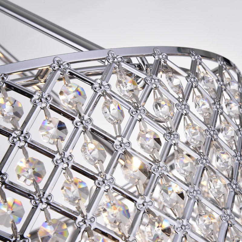 Ivonna Semi Flush Mount, Chrome