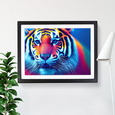 Tiger Colours Vol.2 1 Piece Single Picture Frame Wall Art