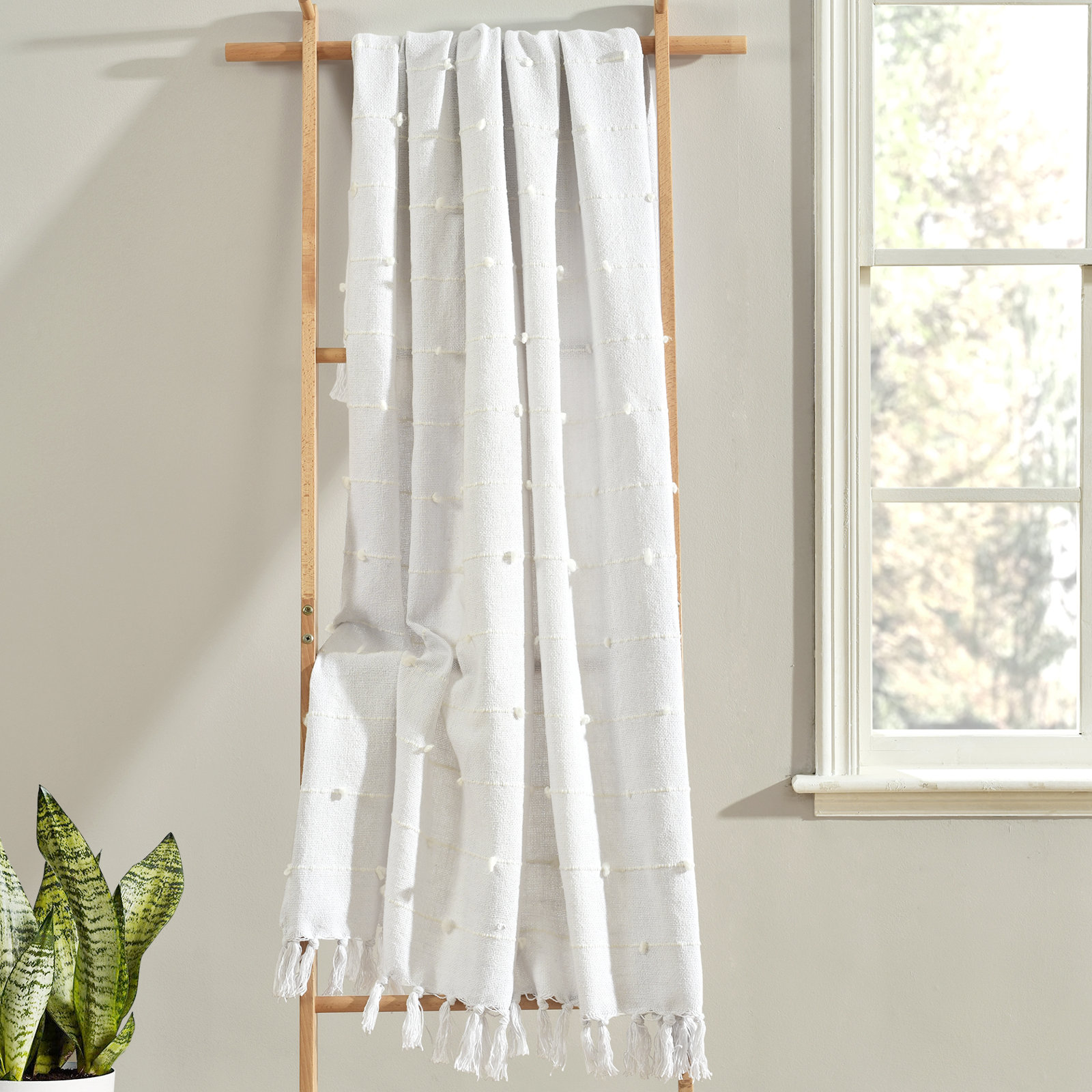 Throw Blanket, White