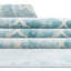 Tapis contemporain Antwanae couleur ivoire-sarcelle-1780663102