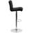 Nusbaum Vinyl Adjustable Height Barstool with Rolled Seat and Chrome Base-628948598