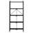 Expandable Folding Bookshelf with Wheels, Collapsible Adjustable Storage Rack Metal Shelves