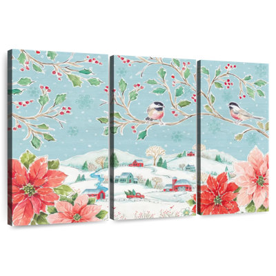 Country Poinsettias