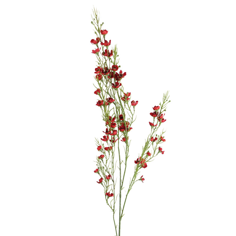 Plastic, Silk Artificial Arrangement, Red