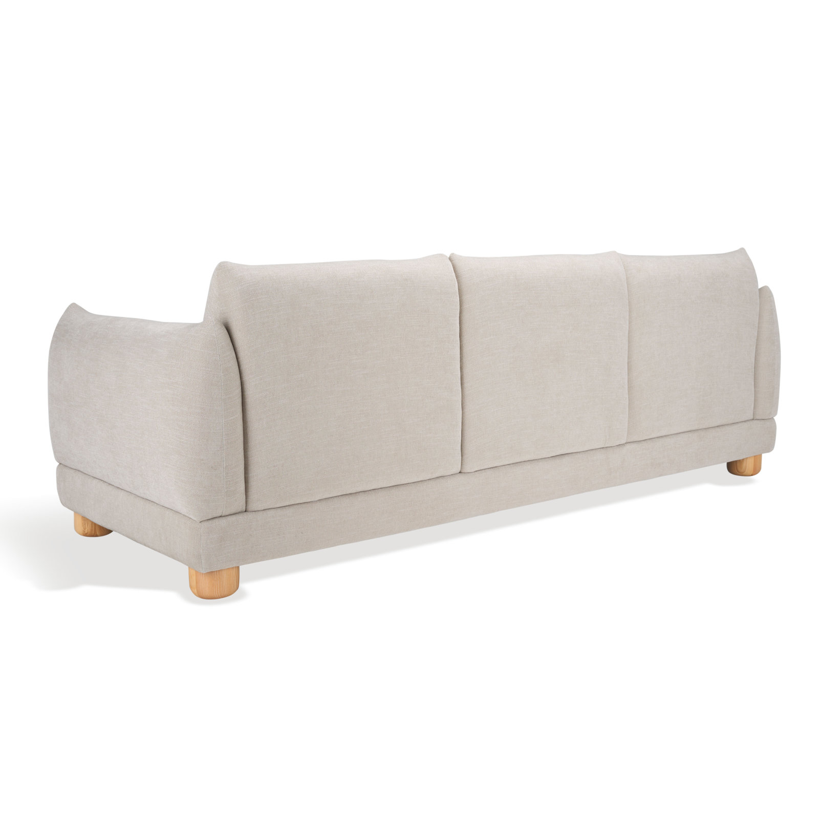 Chelse 89" Sofa, Beige Chenille
