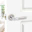 Lexis Lever Door Handle Dual Tone