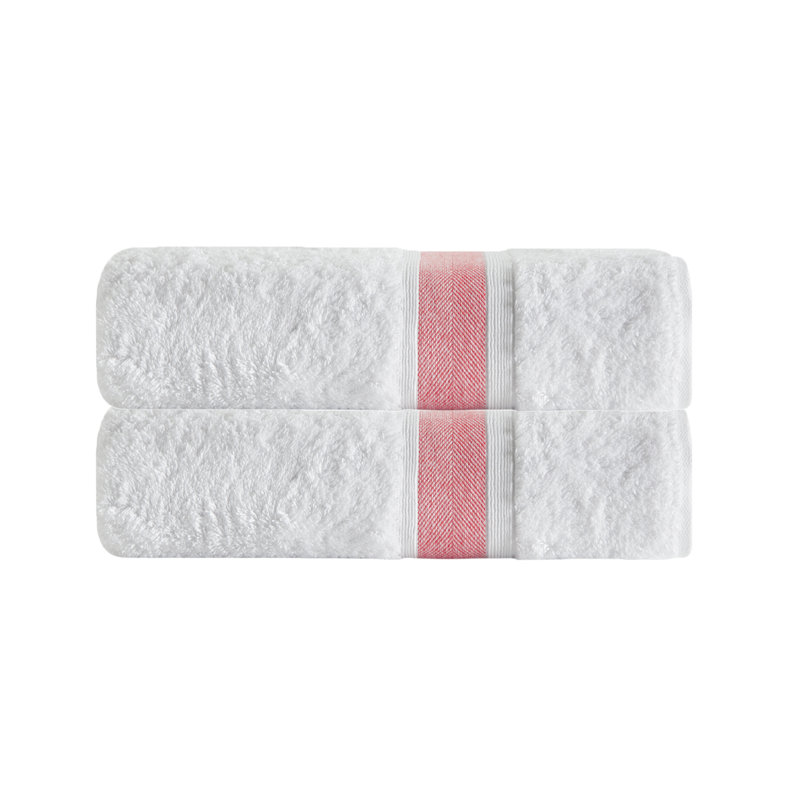 Amair Plush Bath Towel, Salmon