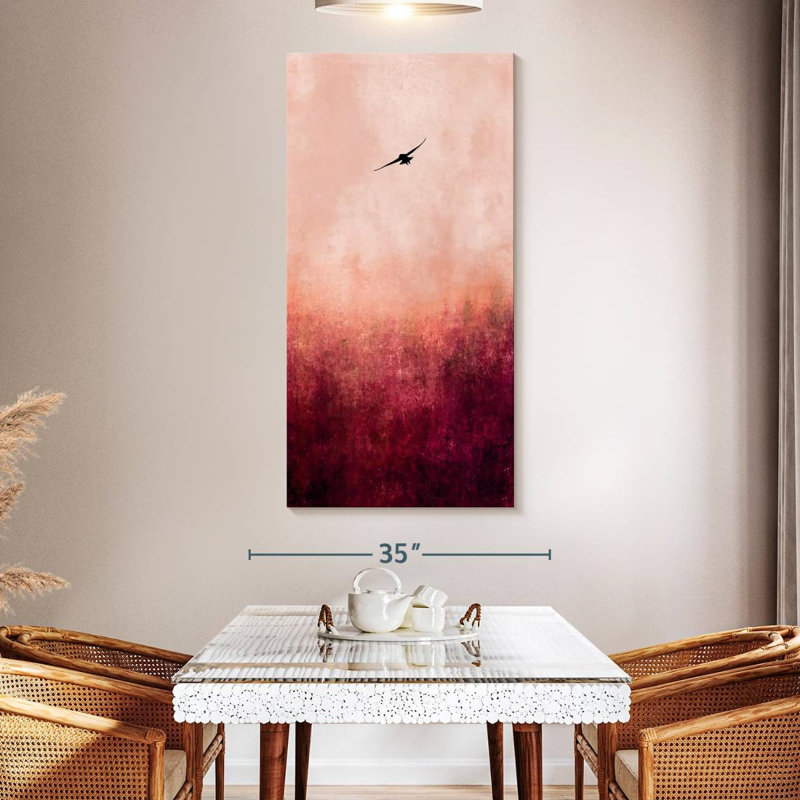 Rise Like A Phoenix, 54" H x 27" W