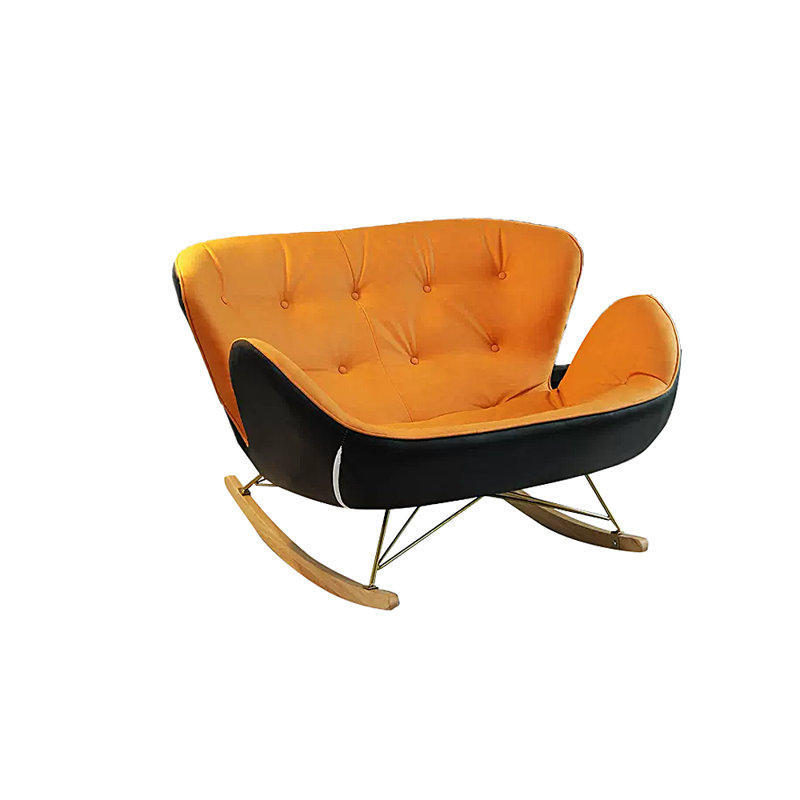 Chaise berçante moderne de haute qualité, Noir