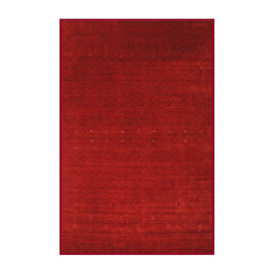 Tapis de zone rouge contemporaine
