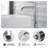 Bathroom Vessel Faucet One Hole Single Handle Bwol Sink Faucet Stainless Steel With Pop Up Drain Lavatory Mixer Tap Water Supply Hose Guest Bath-115285291