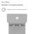 Carre One-Piece Square Toilet Dual-Flush in Matte Gray1.1/1.6 gpf