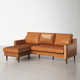 Daylen 2 - Piece Genuine Leather Reversible L-Sectional